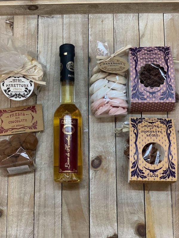 Lote de navidad madera + mini panettone - Imagen 2
